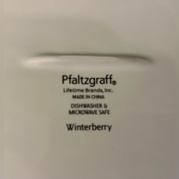 Pfaltzgraff WINTERBERRY Bless This House 8 1/2" x 11" Platter Christmas - Picture 3 of 5